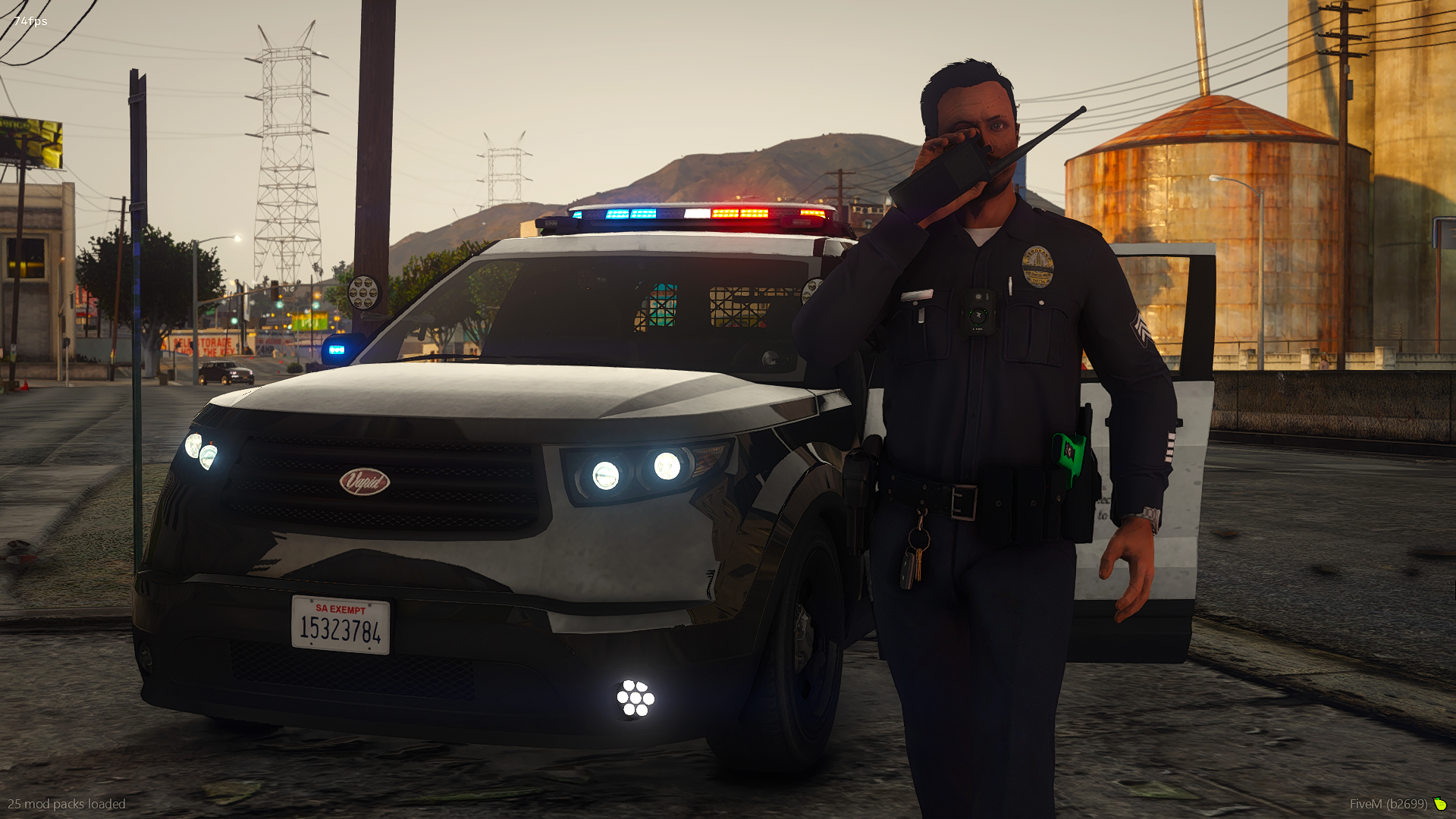 Close up image of Female Metro Officer.